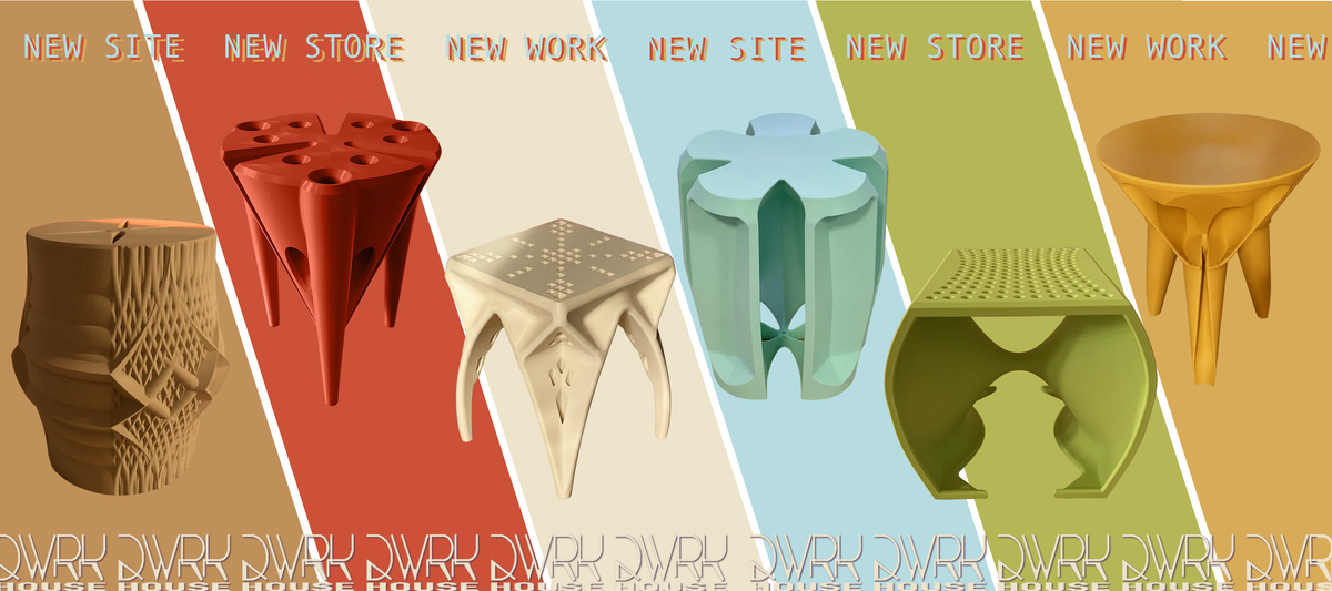 QWRKhouse-Collection-3d printed furniture