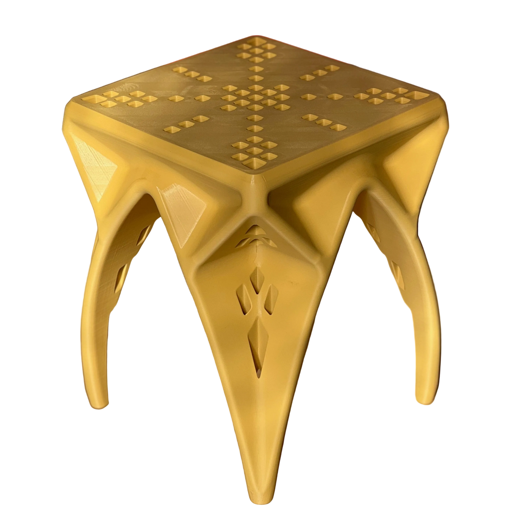 CAVITY — Accent Stool & Side Table | Sculptural Modern Design