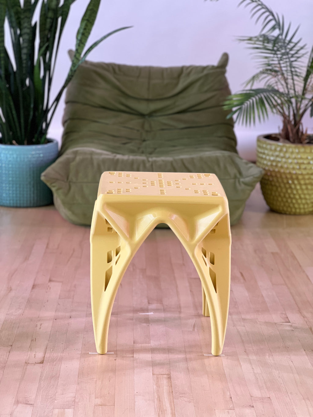 CAVITY — Accent Stool & Side Table | Sculptural Modern Design