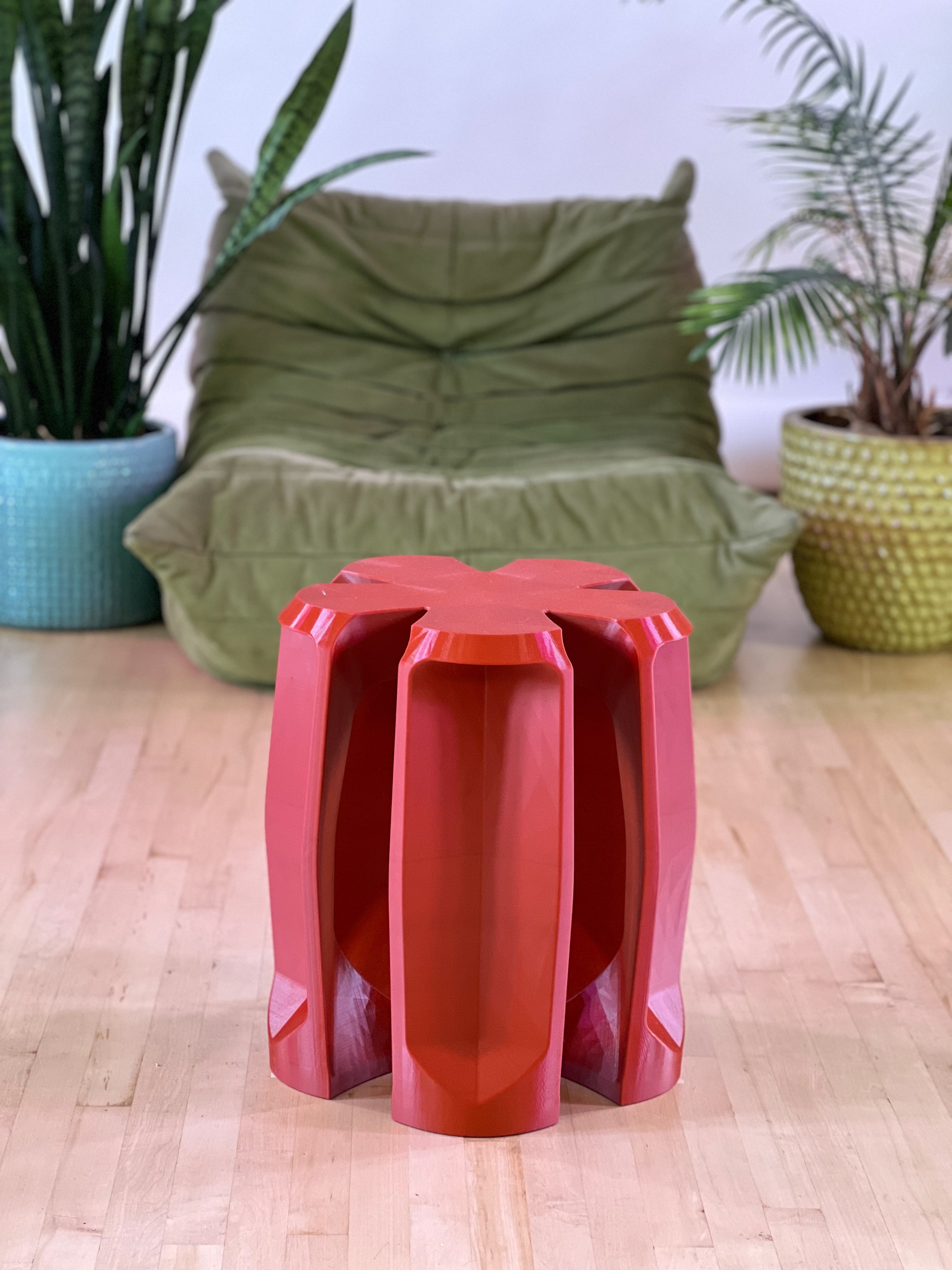FIRKIN — Accent Stool & Side Table | Bold Accent Furniture