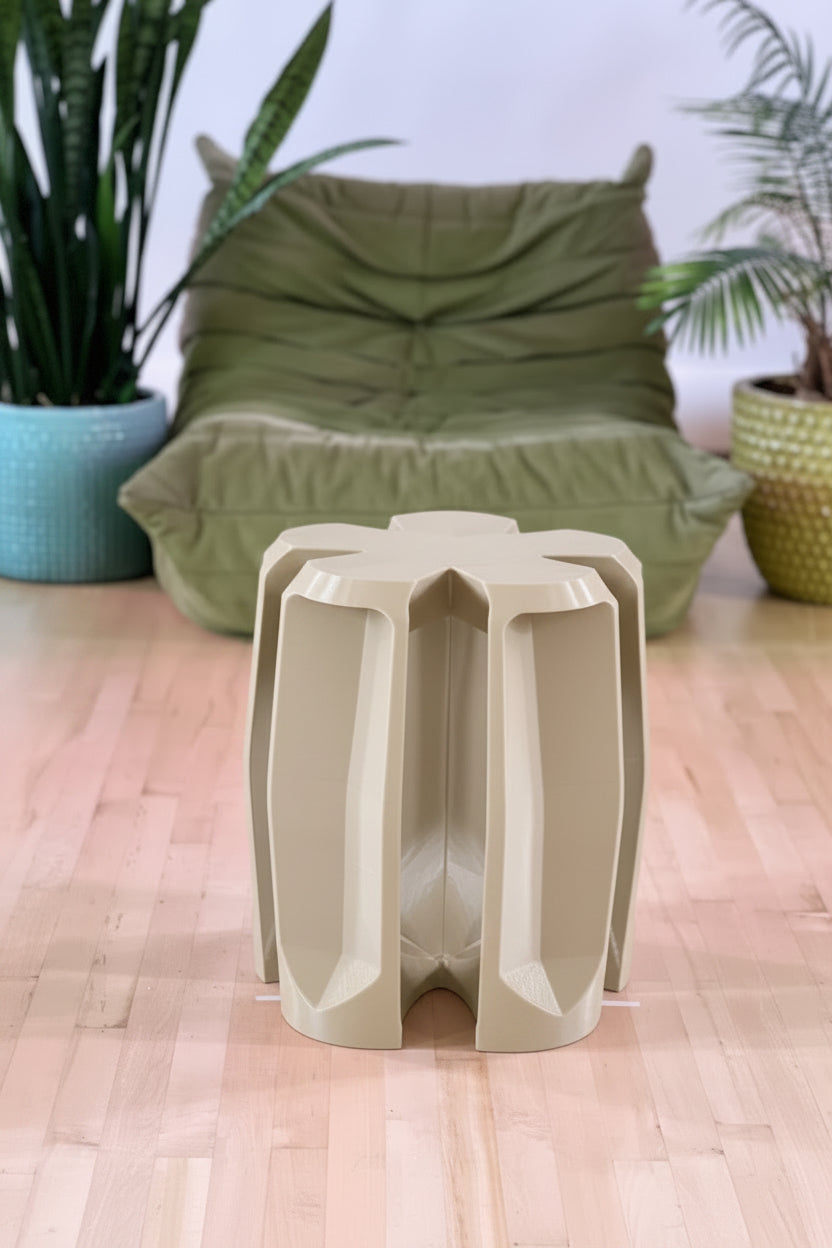 FIRKIN — Accent Stool & Side Table | Bold Accent Furniture