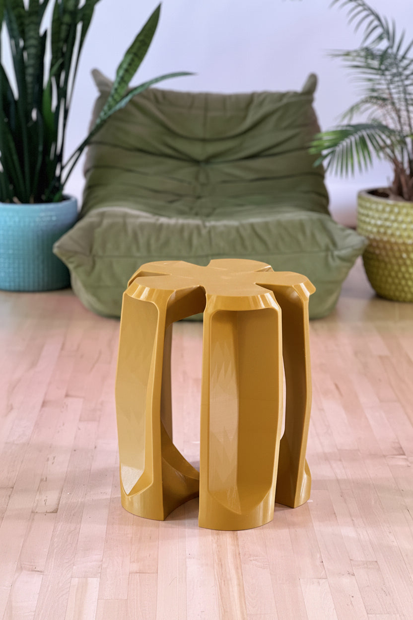 FIRKIN — Accent Stool & Side Table | Bold Accent Furniture