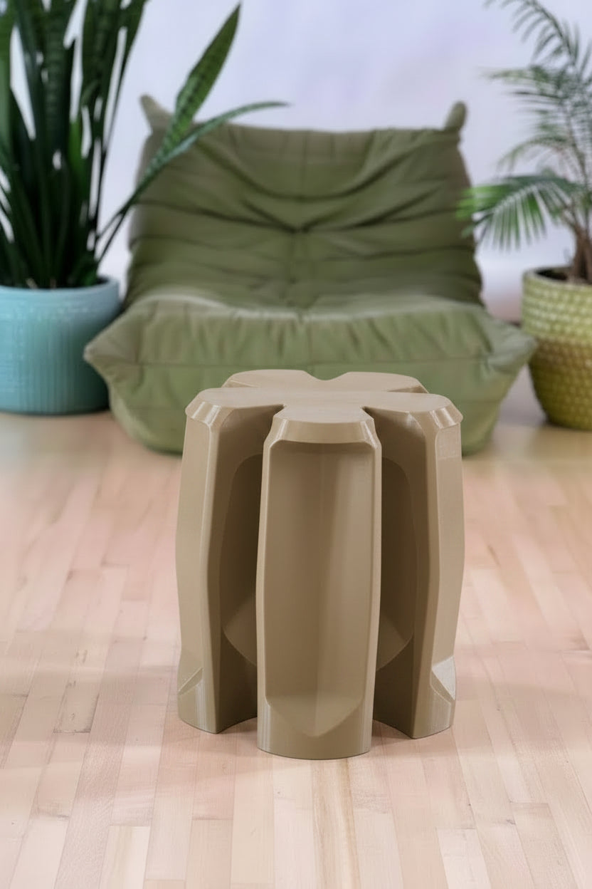 FIRKIN — Accent Stool & Side Table | Bold Accent Furniture