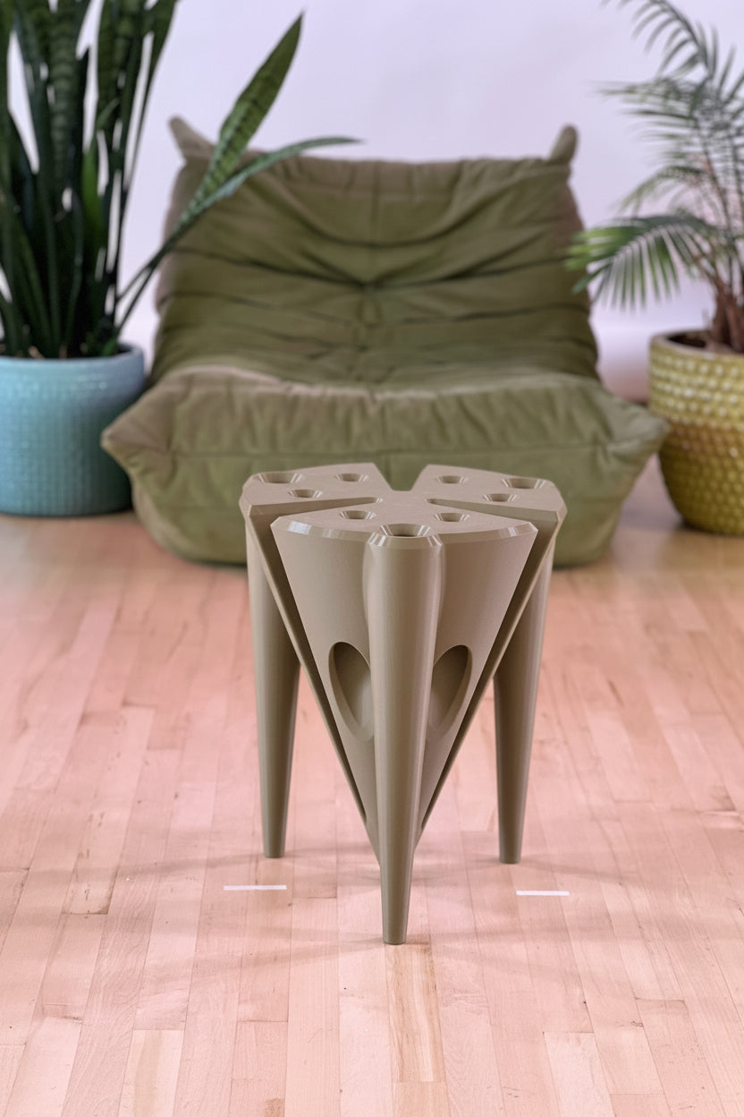 PSPY — Accent Stool & Side Table | Playful Modern Design