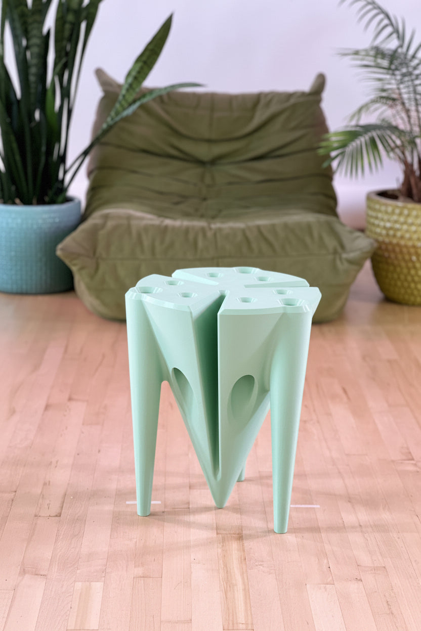 PSPY — Accent Stool & Side Table | Playful Modern Design