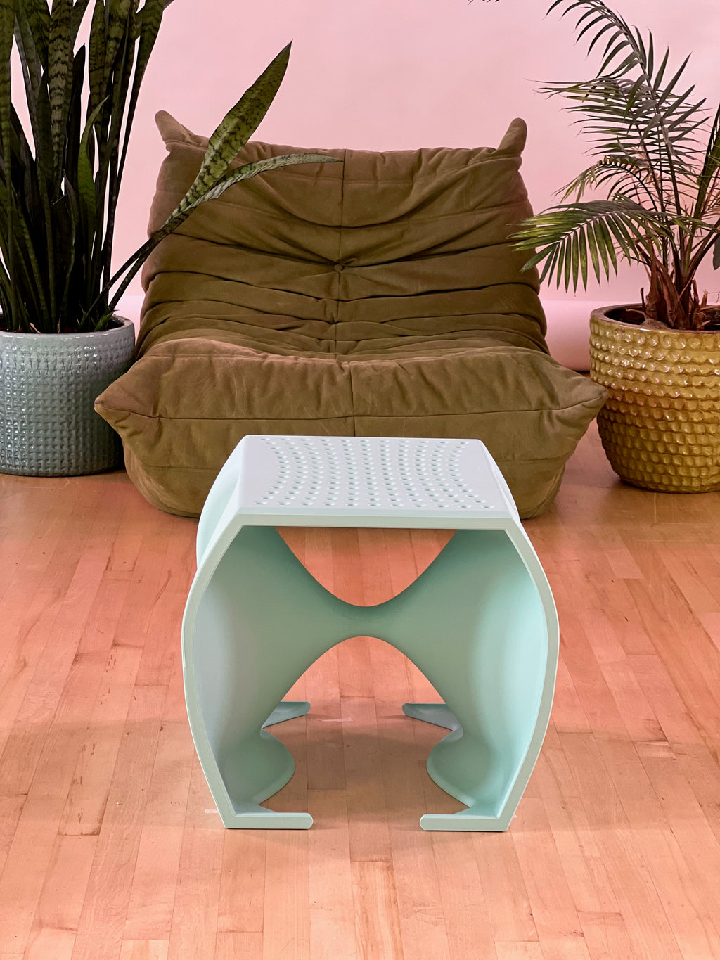 VORTEX —  Accent Stool / Footstool  | Sculptural Modern Design