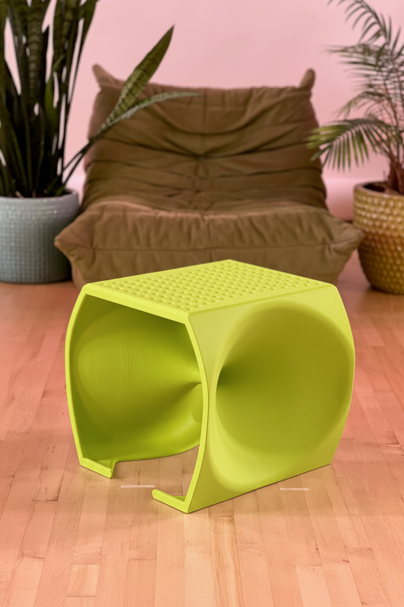 VORTEX —  Accent Stool / Footstool  | Sculptural Modern Design