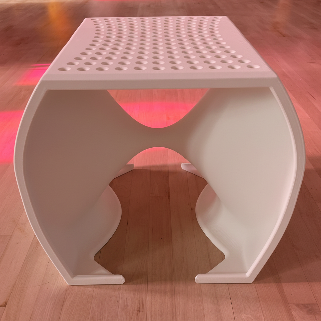 VORTEX —  Accent Stool / Footstool  | Sculptural Modern Design