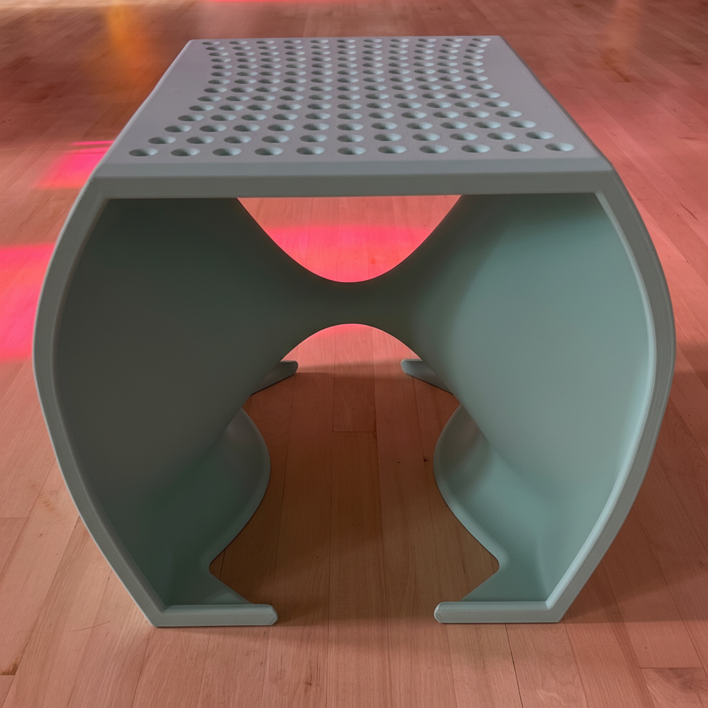 VORTEX —  Accent Stool / Footstool  | Sculptural Modern Design